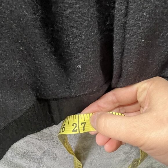 Avis Corporate Lead Program Jacket Mens Medium Black Wool Leather Varsity Bomber - Picture 9 of 16